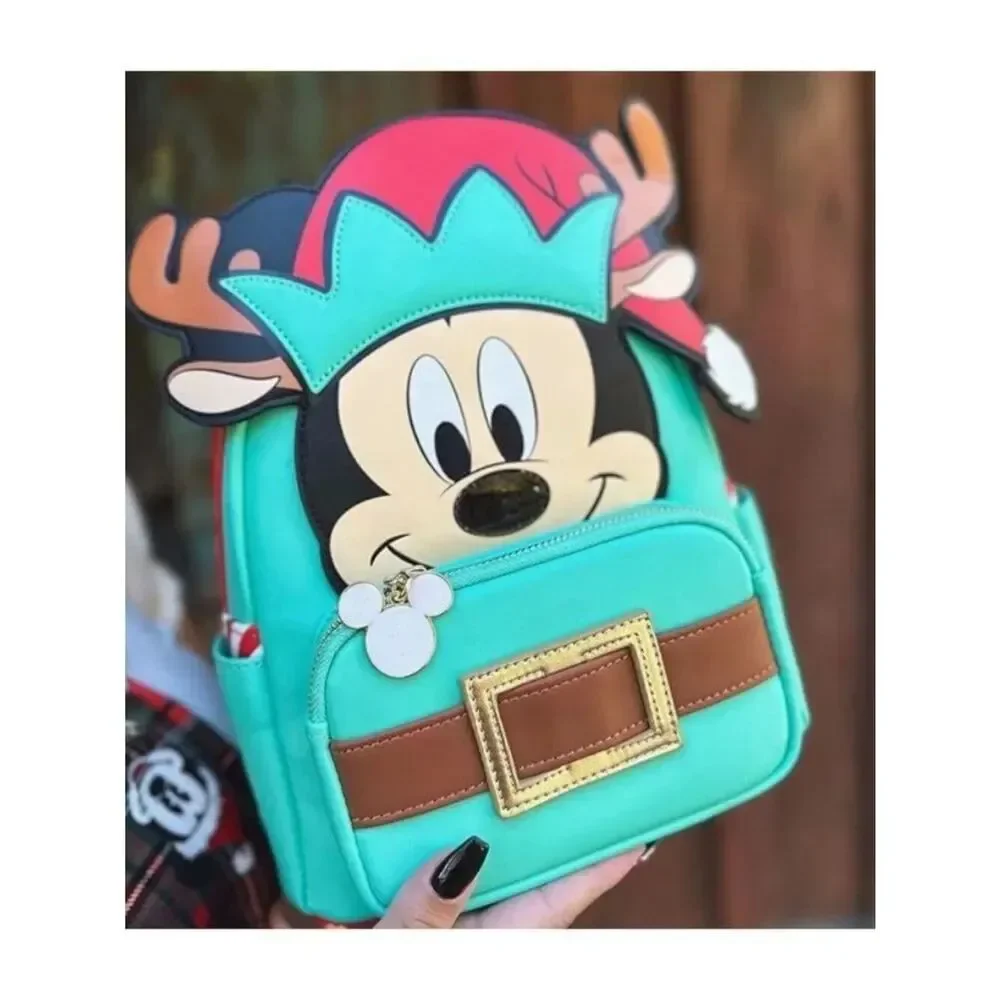 Loungefly Disney Light up Mickey Mouse Reindeer Cosplay Mini Backpack Christmas
